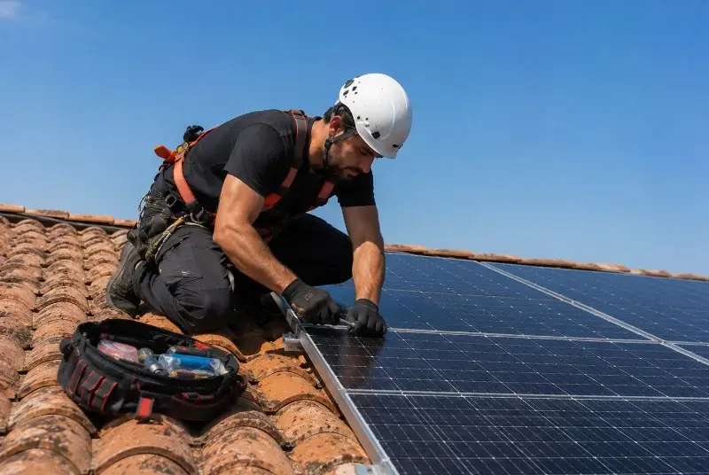 Maintenance et monitoring de panneaux solaires à la Guerche-de-Bretagne