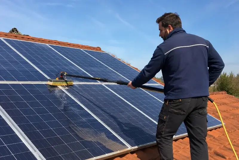 Nettoyage et entretien de panneaux solaires à la Guerche-de-Bretagne